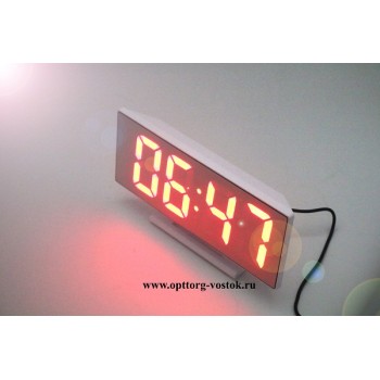 Электронные зеркальные часы DS 3618L-1